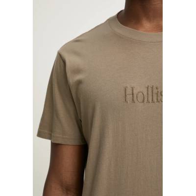 Hollister Co Памучна тениска Hollister Co. в зелено с апликация KI323-5134 (KI323.5134.401)