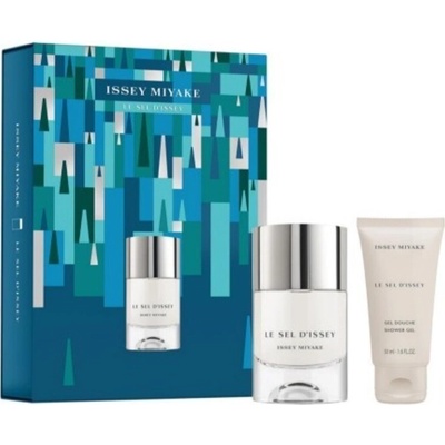 Issey Miyake Le Sel d´Issey Dárková sada pánská EDT 50 ml a sprchový gel 50 ml