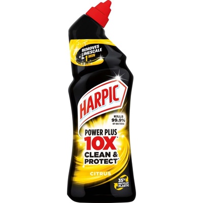 Harpic Powerplus 10x silný WC gel citrón 750 ml