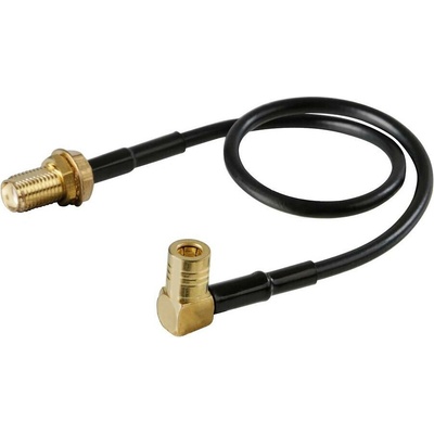 Anténní adaptér SMB 90 ° samice SMA samice - 19 cm