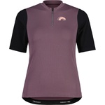 Maloja Дамска фланелка с къс ръкав за колоездене Maloja Women's ArlersteinM. Cycling jersey - Stormy Lilac Multi (156-3038-0414)