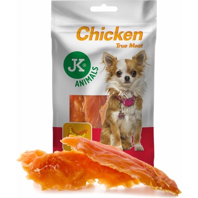 JK ANIMALS Meat Snack Chicken sušené kuřecí maso 80 g