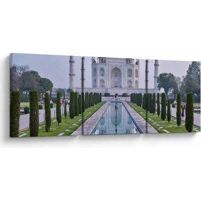 Obraz - Taj Mahal za východu slunce, třídílný 90x30 cm – Hledejceny.cz