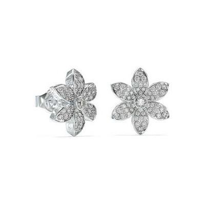 GUESS Náušnice White Lotus 4145JWRHTU JUBE04145JWRHT/U