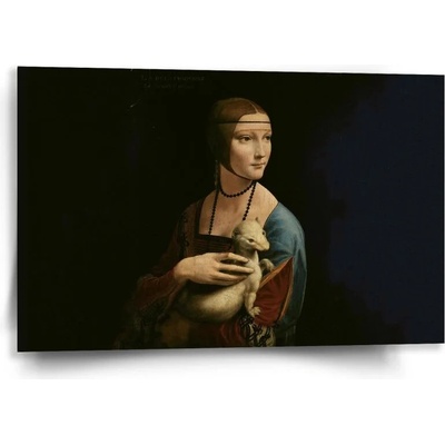 Sablio Obraz Dáma s hranostajom - Leonardo da Vinci - 60x40 cm