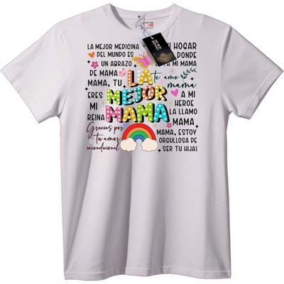 NOONEBRAND Тениска Най-добра майка - 2XL, Black