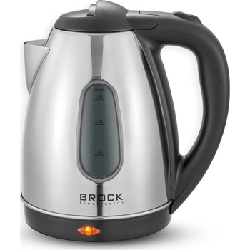 BROCK Electronics Електрическа кана Brock WK 0601 SS, 1, 8 л, от неръждаема стомана (WK 0601 SS)