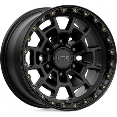 KMC KM718 SUMMIT 8x16 6x139.7 ET0 satin black