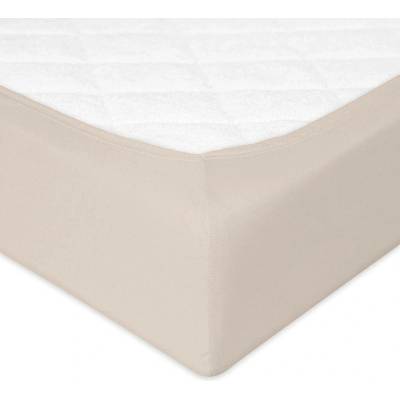 BabyMatex Ochranné prostěradlo s gumou Bamboo Béžové 80x160