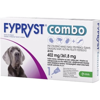 FYPRYST Fypryst Combo 402 mg. Фиприст Комбо за кучета с тегло над 40 кг. 3 броя пипети