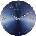 NeXtime Стенен часовник Elegant Dome син (3236BL)