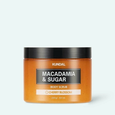 KUNDAL Macadamia & Sugar Body Scrub Cherry Blossom 550 ml