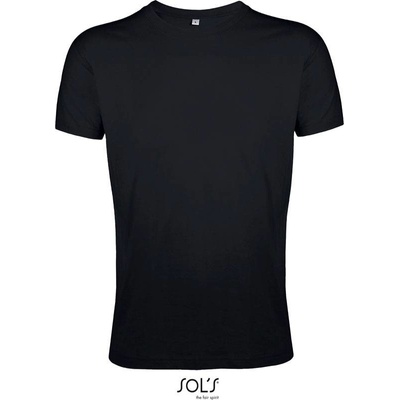 Sol's Regent Fit pánske tričko Slim Fit čierne