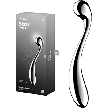 Метално дилдо с два стимулиращи края, 24см. - Steel Dildo Star Force 4 (D-244939)