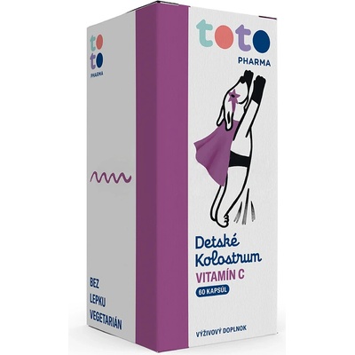 Toto detské kolostrum + Vitamín C 60 kapsúl