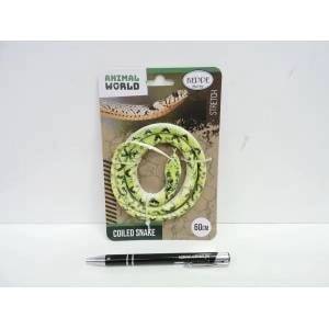 BEPPE Light green rubber snake 60 cm