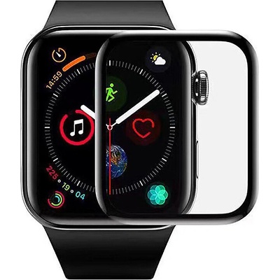 AppleMix Ochranná fólia pre Apple Watch Series 3 / 2 / 1 38 mm - PMMA - flexibilná - s aplikátorom - priehľadná