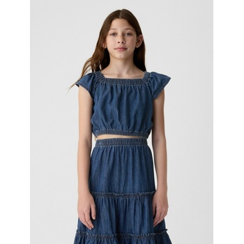 GAP Детски дънков кроп топ GAP GAP | Sin | Момичешки | 104/110