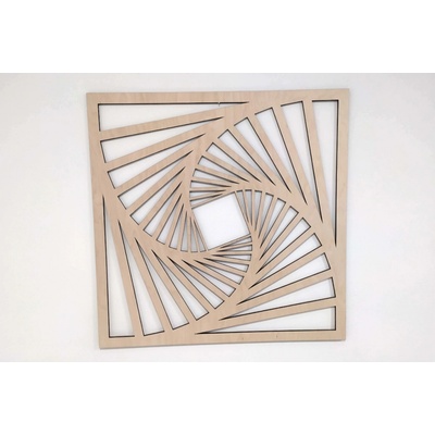 MAJADESIGN Dřevěný obraz - SCHODIŠTĚ Rozměr obrazu: 73 x 73 cm