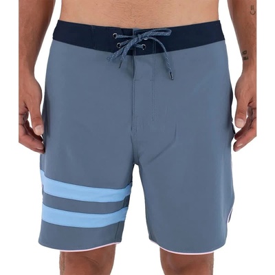 Hurley Бански гащета Hurley Phantom Eco Block Party Solid 18´´ swimming shorts - Blue (Grey Teal)