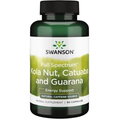 Swanson Full Spectrum Kola Nut, Catuaba & Guarana [90 капсули]
