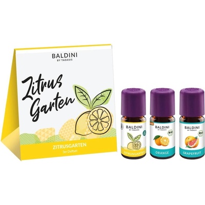 TAOASIS Baldini Комплект аромати от 3 части Citrus Garden® organic - 15 мл