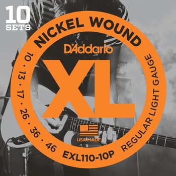 Image 1 of D'Addario EXL110-10P Струни за електрическа китара (EXL110-10P)