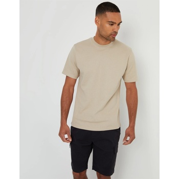 Image 1 of Threadbare Тениска Threadbare Men's Regular Fit Lynton T-Shirt - Stone