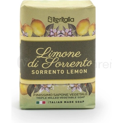 Iteritalia rastlinné tuhé mydlo citrón zo Sorenta 125 g