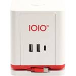 IOIO Кабелен удължител IOIO 3 гнезда 1, 5 м, 2xUSB-A, 1xUSB-C бял 41214 (41214)