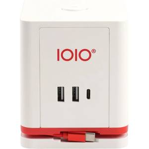 IOIO Кабелен удължител IOIO 3 гнезда 1, 5 м, 2xUSB-A, 1xUSB-C бял 41214 (41214)