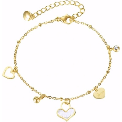 Gaira Náramek Srdíčka 3920 zlatá