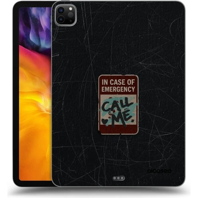 Picasee silikónový čierny obal pre Apple iPad Pro 11" 2020 2.gen EMERGENCY