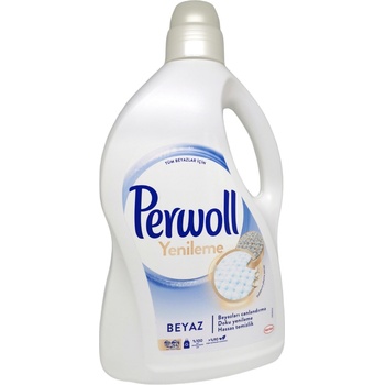 Perwoll течен перилен препарат за бели дрехи, 54 пранета, 2970мл