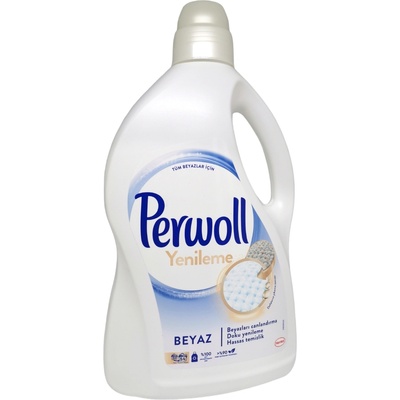Perwoll течен перилен препарат за бели дрехи, 54 пранета, 2970мл