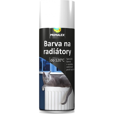 PPG PRIMALEX sprej na radiátory bílá - 400 ml