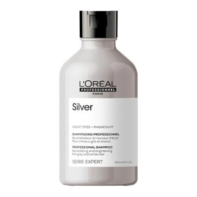 L'Oréal Silver Professional Shampoo 300 ml шампоан за ревитализиране на бели и сиви коси за жени