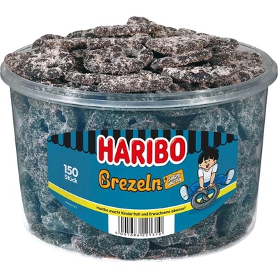 Haribo Salz Brezeln Želé bonbóny lékořicové preclíky 1050 g