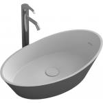 Inter Ceramic Noa 67x38 cm matt gray/white (683G)