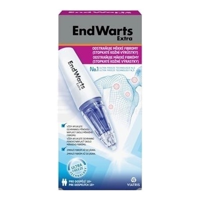 EndWarts Extra Kryoterapia fibrómov 14,3 g