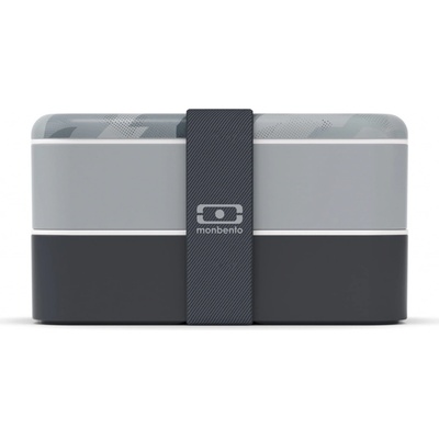 monbento Desiatový box Monbento Original Graphic Grey 1 l