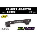 GALFER adaptér Post Mount +63 mm