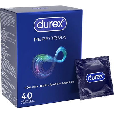 Durex Performa - забавящи презервативи (40 бр. )