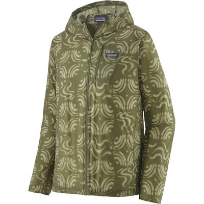 Patagonia Мъжко ветрозащитно яке Patagonia Houdini Jacket Casual jacket - Sand Waves: Caper Green (018-0101-5512)