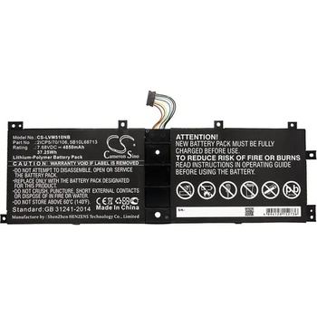 Image 1 of Cameron Sino Батерия за лаптоп LENOVO IdeaPad MIIX 510 12ISK, Miix 520-12IKB, LH5B10L67278 LiPo 7.68V 4850mAh CAMERON SINO (CS-LVM510NB)