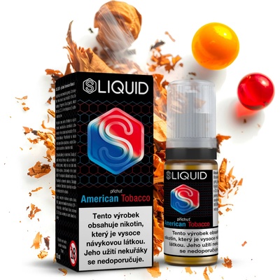 Sliquid Americký tabák 10 ml 20 mg