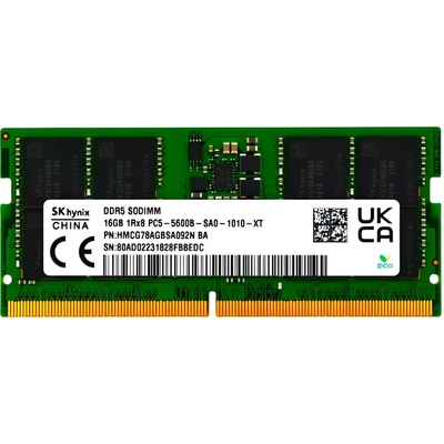 SK hynix DDR5 16GB 5600MHz CL46 HMCG78AGBSA092N
