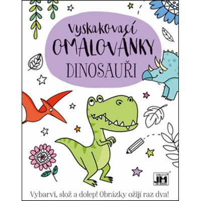 Vyskakovací omalovánky Dinosauři