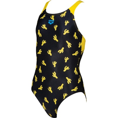 Arena G Cactus Jr. swim pro back one piece khaki