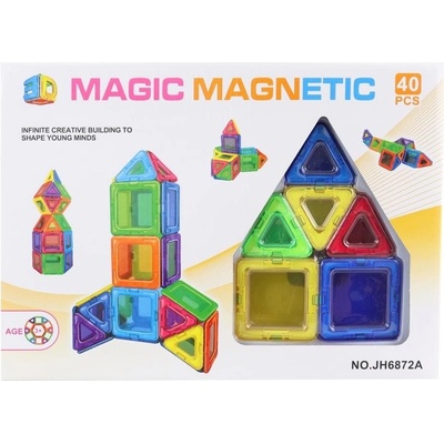 Lamps Magnetická stavebnice 40 ks